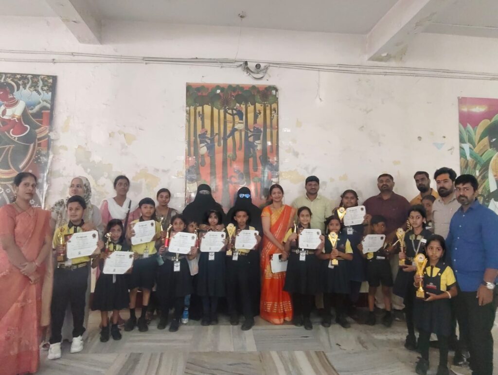 అబాకాస్ లో సత్తా చాటిన విద్యార్థులు.