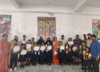 అబాకాస్ లో సత్తా చాటిన విద్యార్థులు.