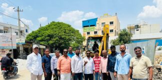 ప్రారంభమైన బుద్వేల్ రోడ్డు పనులు.